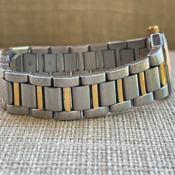 ESQ OCEANIA Swiss Women Wrist Watch Date Calendar Analog Quartz Silver/Gold Tone - Picture 6 of 13